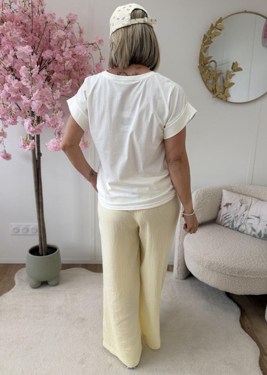 T shirt Bella jaune