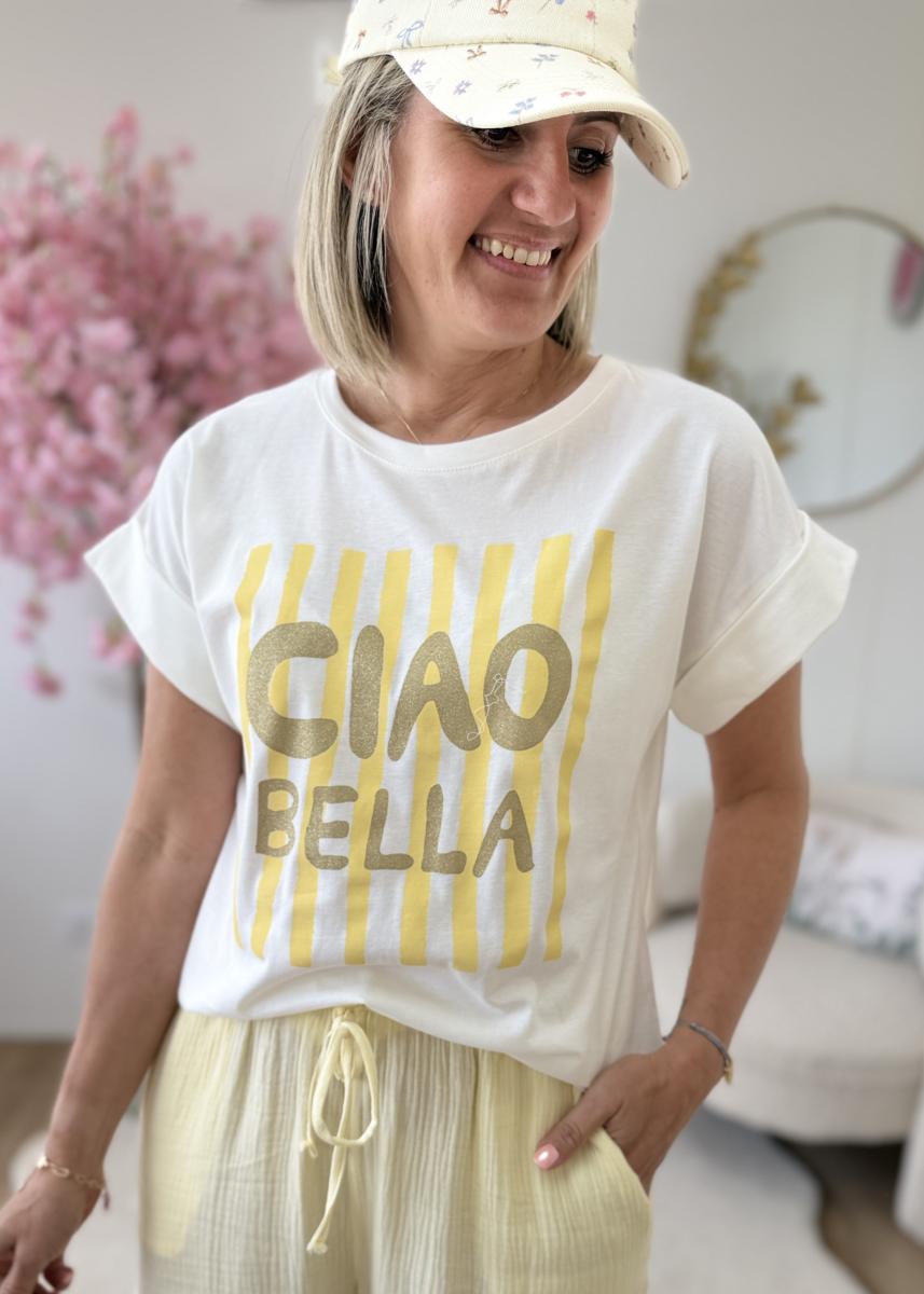 T shirt Bella jaune