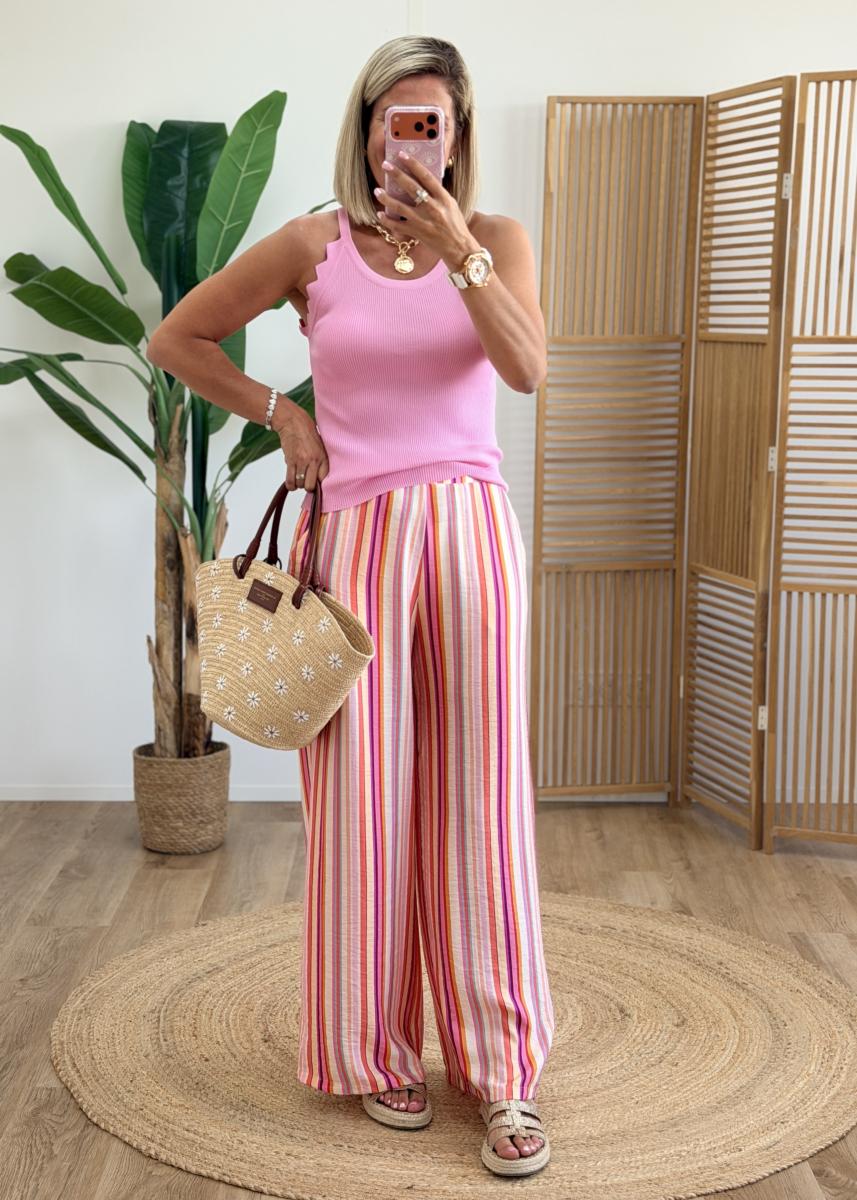 Pantalon en viscose