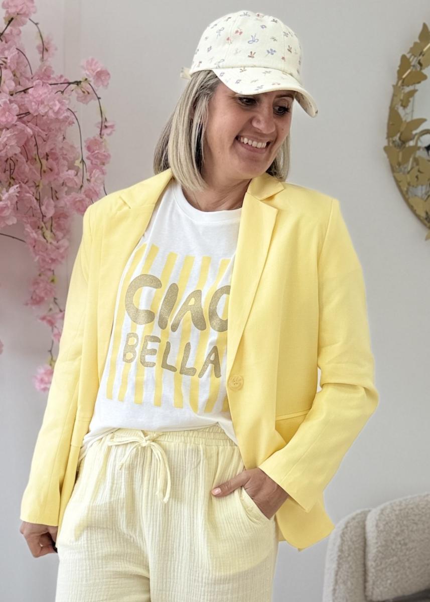 T shirt Bella jaune