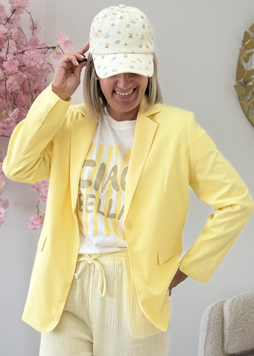 Blazer Lihuan jaune