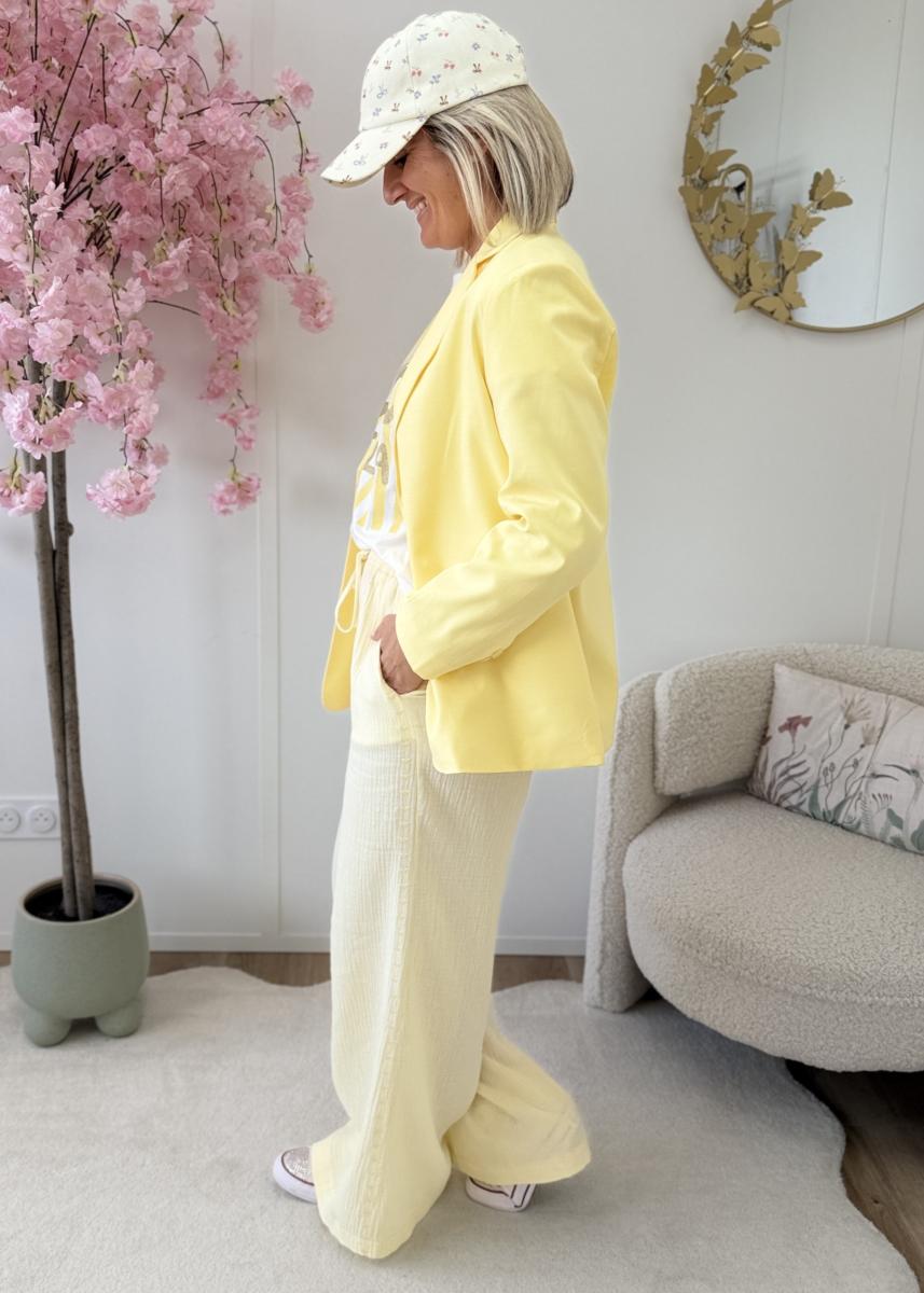 Blazer Lihuan jaune