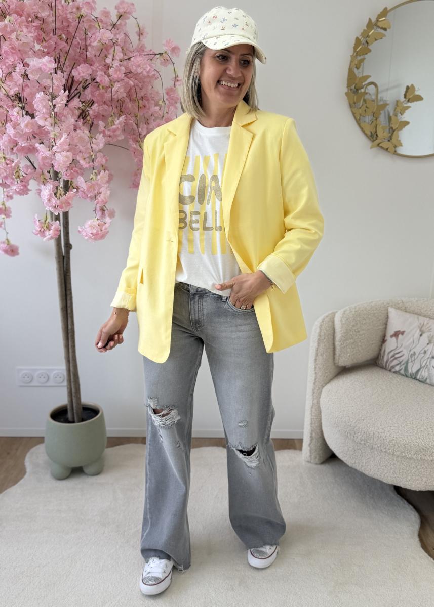 Blazer Lihuan jaune