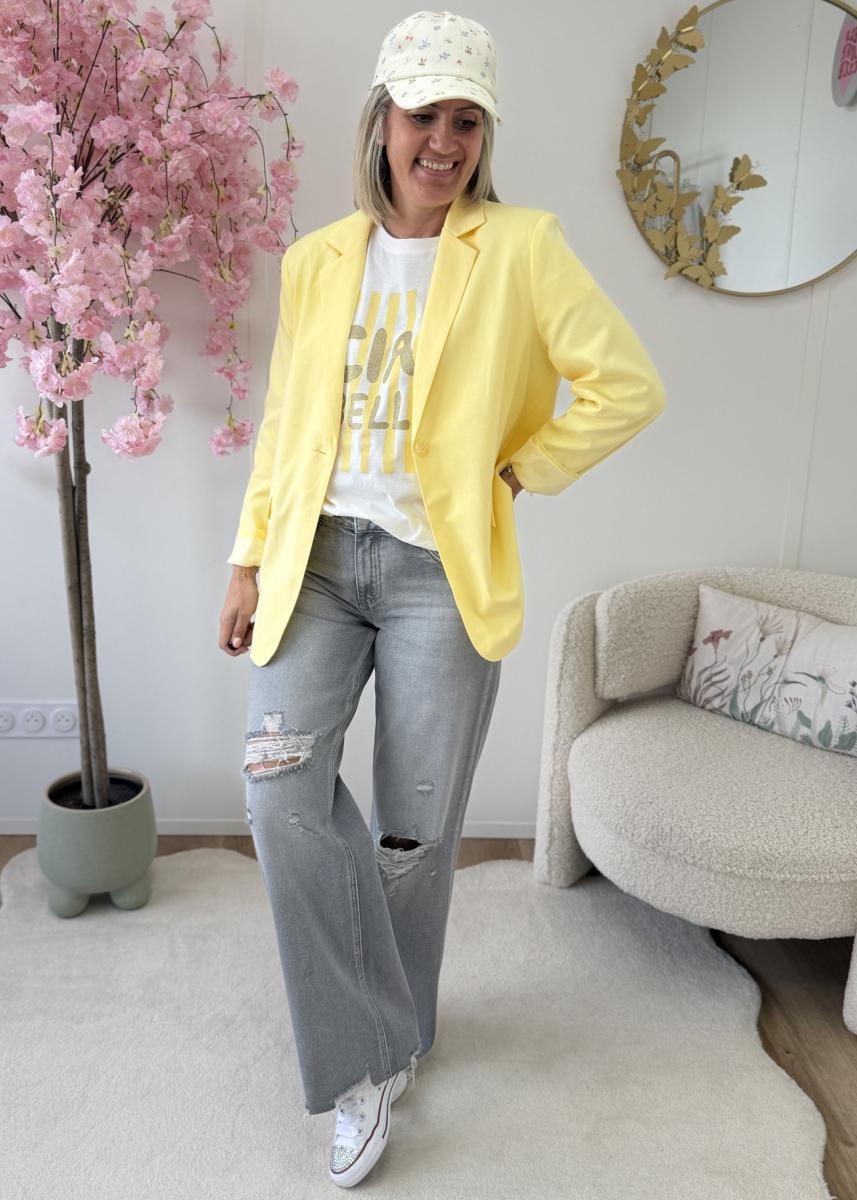 Blazer Lihuan jaune