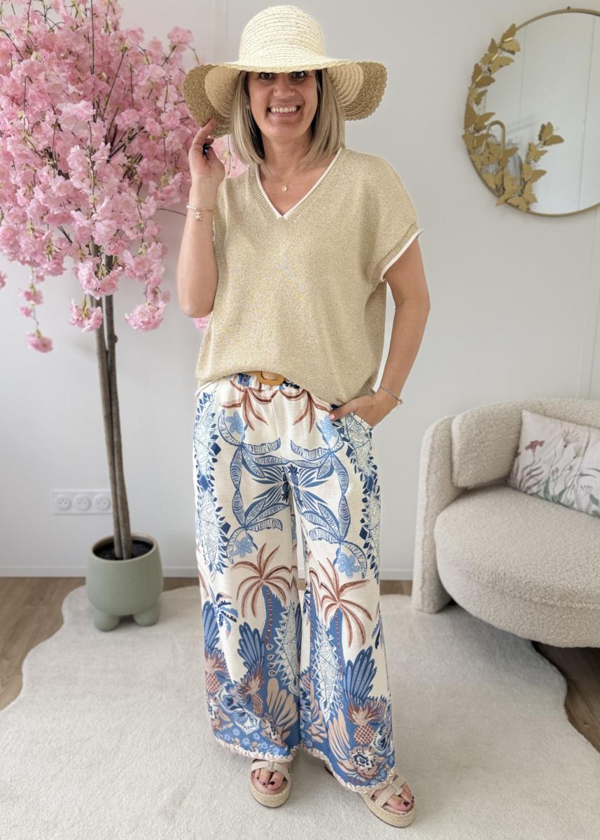 Pantalon Raja bleu