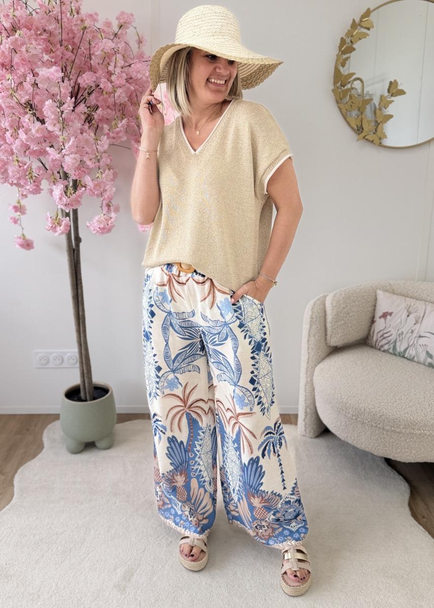 Pantalon Raja bleu