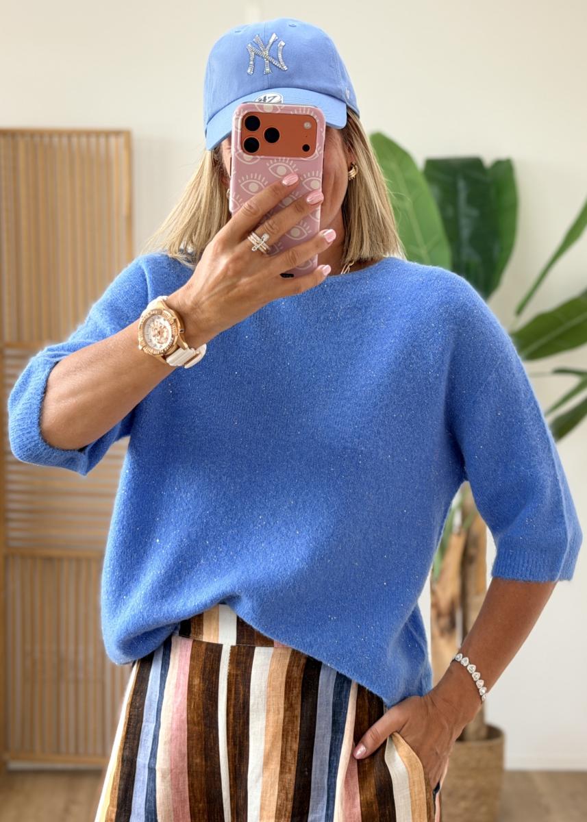 Pull Garance bleu
