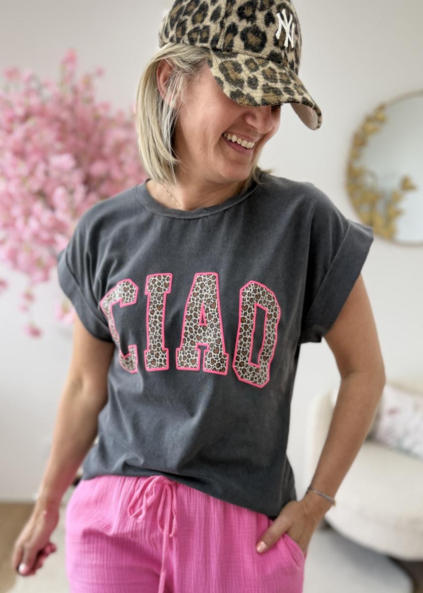 T shirt Ciao gris