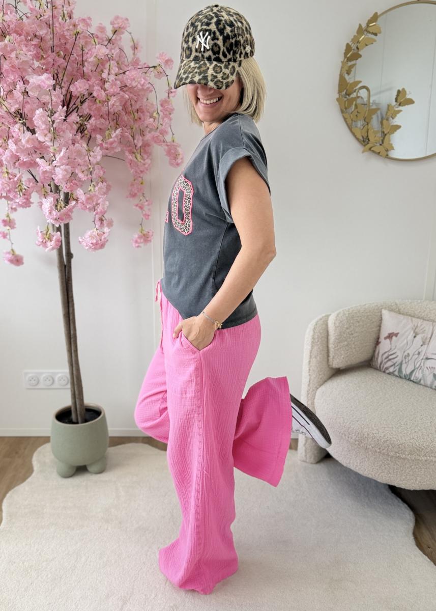 Pantalon Coleen rose