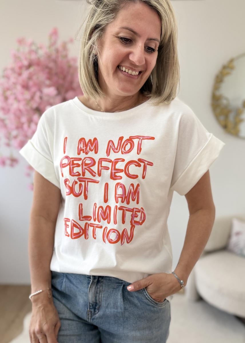 T shirt i m not perfect