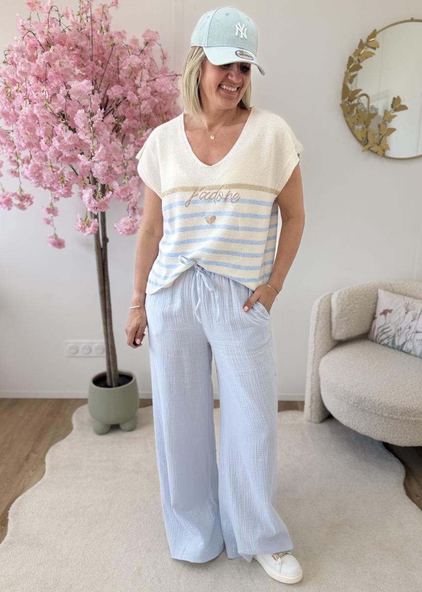 Pantalon Coleen ciel