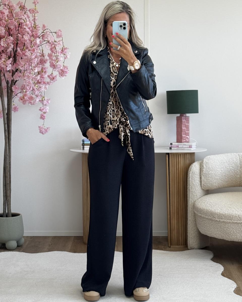 Pantalon Paula noir léo