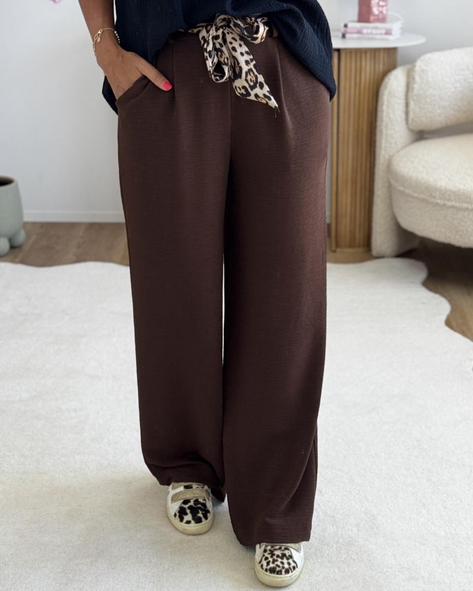 Pantalon Paula chocolat