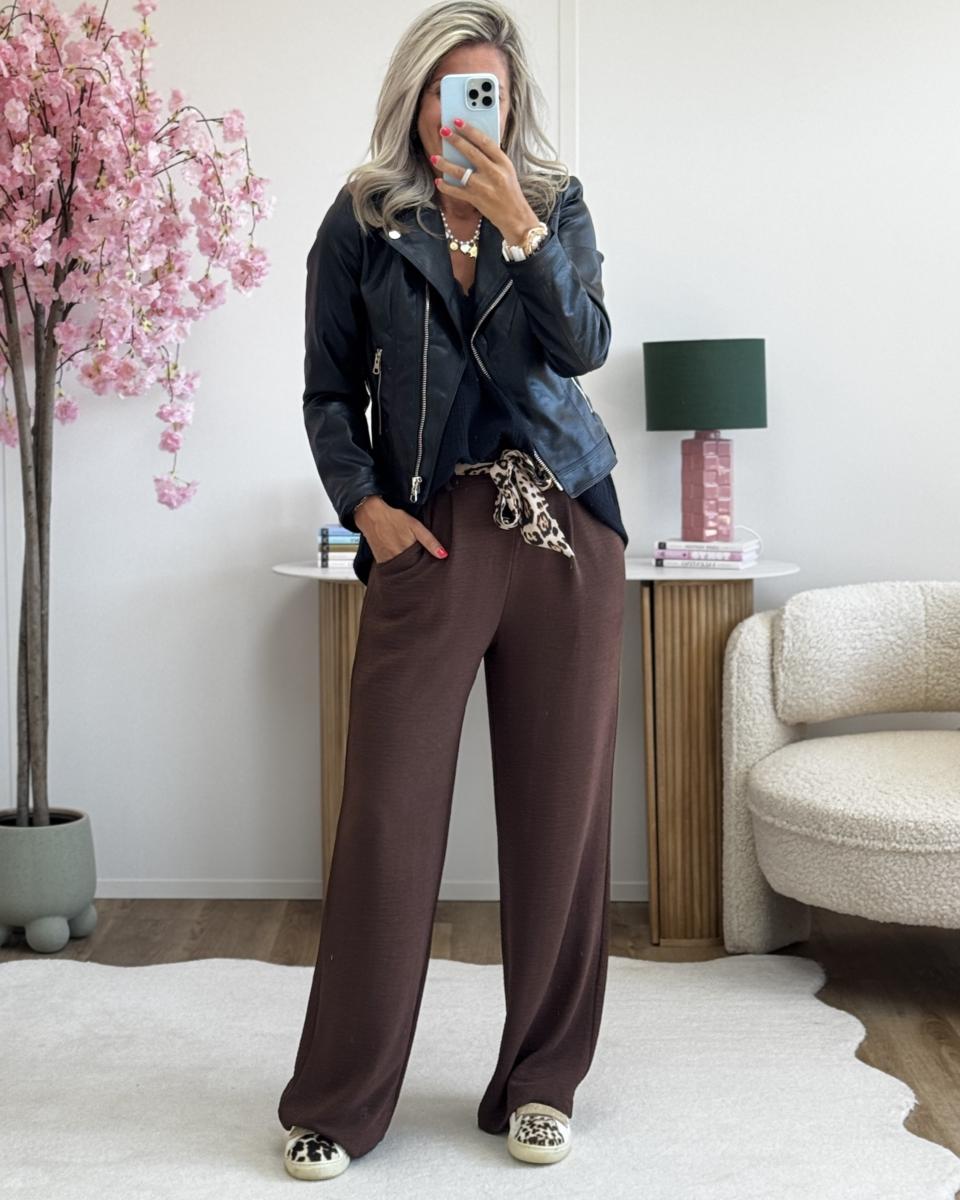 Pantalon Paula chocolat