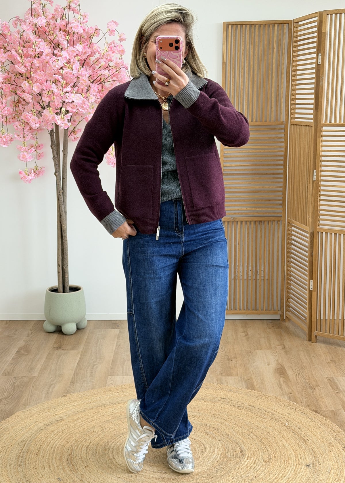 Gilet veste zippée