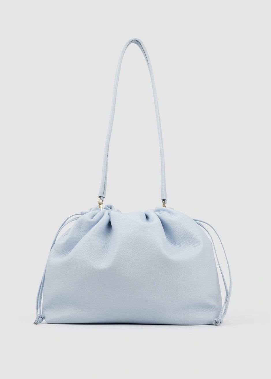 Sac à main en cuir italien ciel