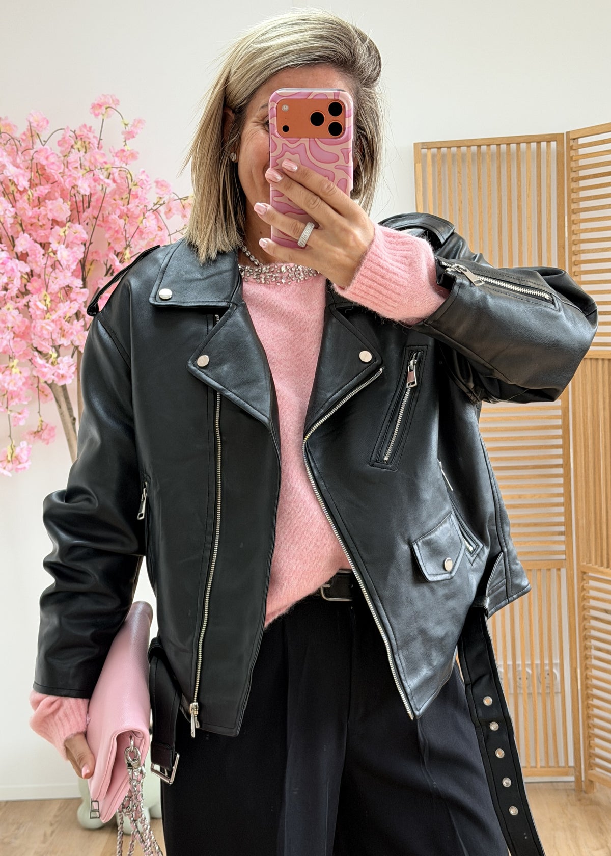 Perfecto oversize ceinturé