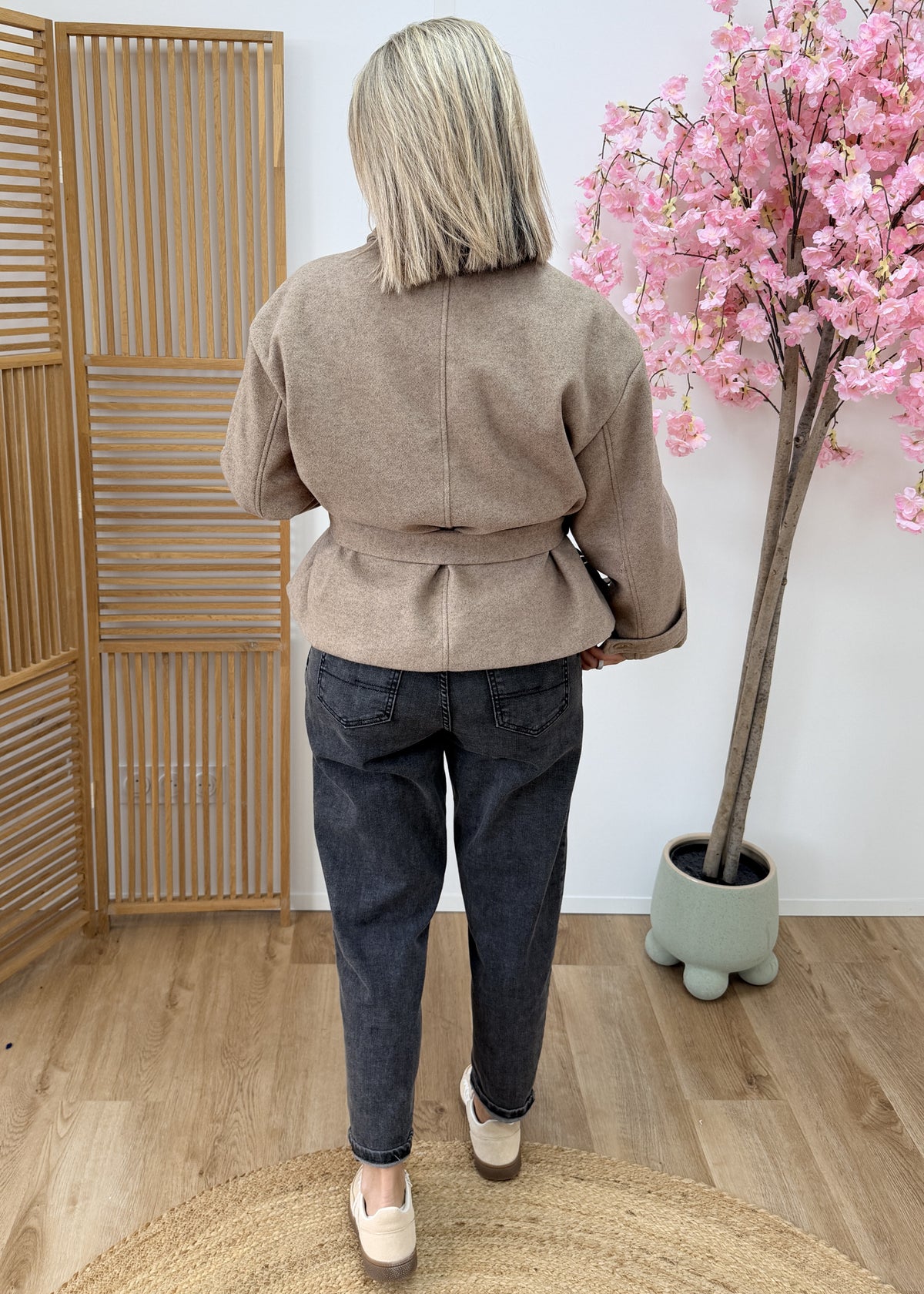 Manteau ceinturé
