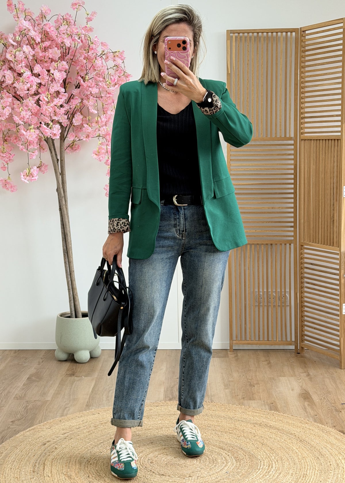 Blazer intérieur léopard – Made in Italy