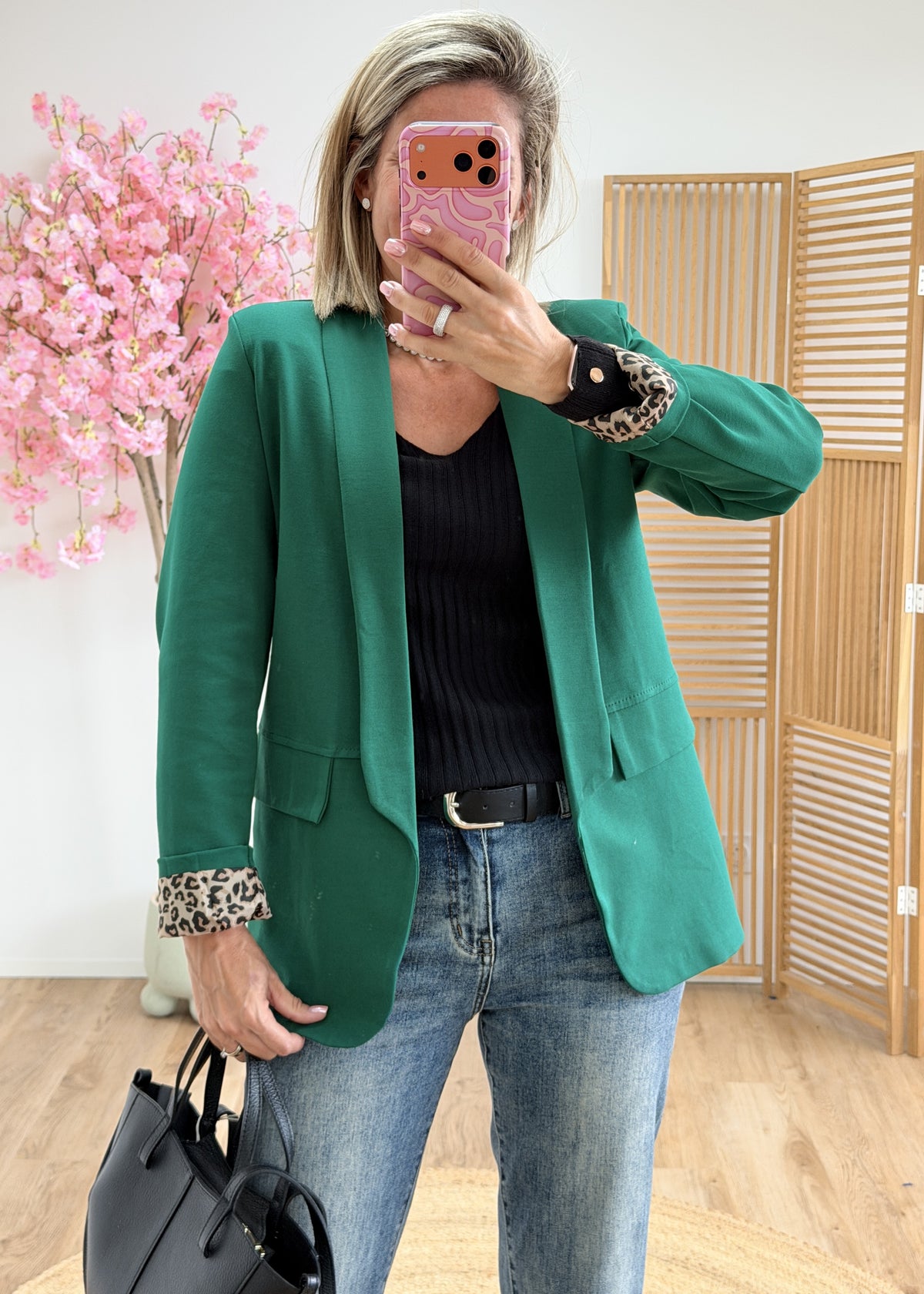 Blazer intérieur léopard – Made in Italy