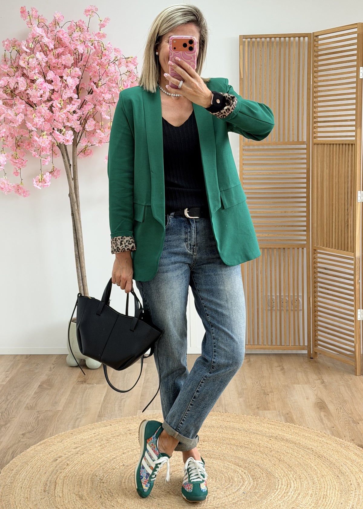 Blazer intérieur léopard – Made in Italy