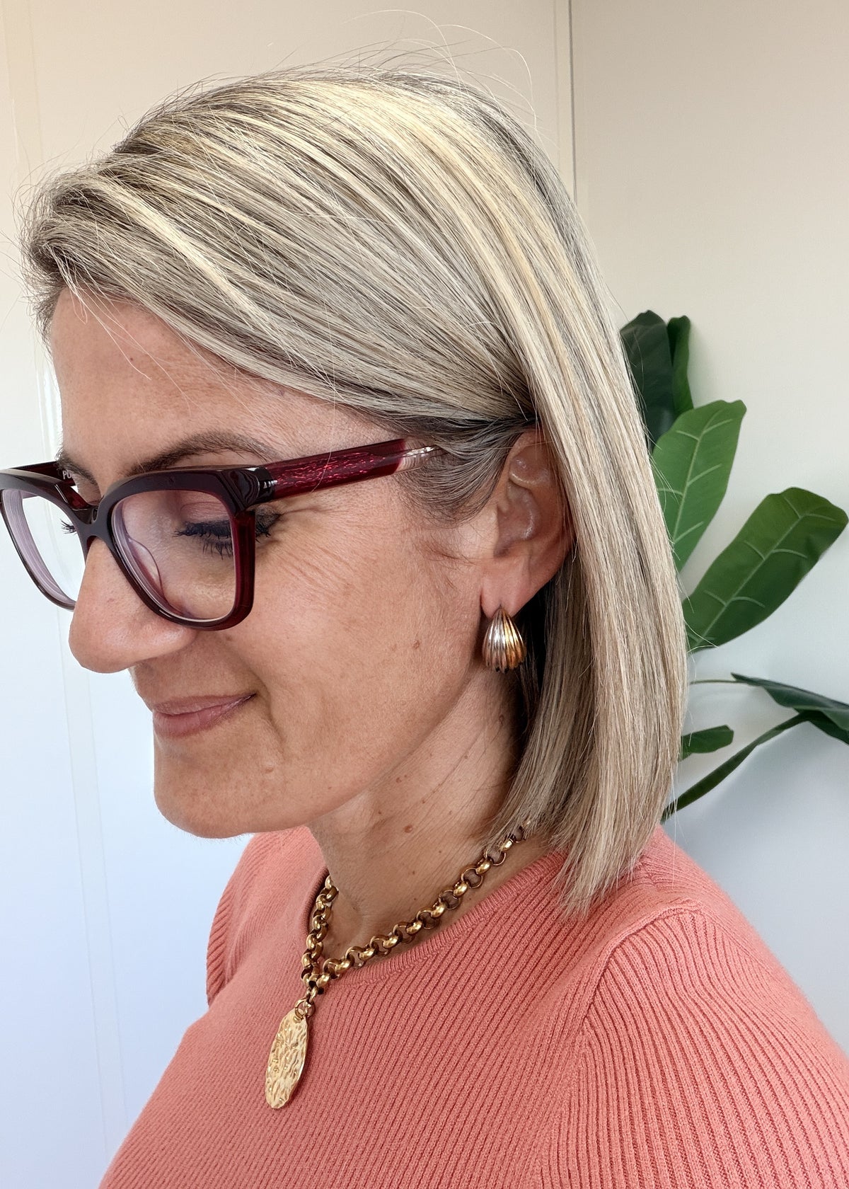 Boucles d’oreilles bicolores argentées et dorées – Acier inoxydable