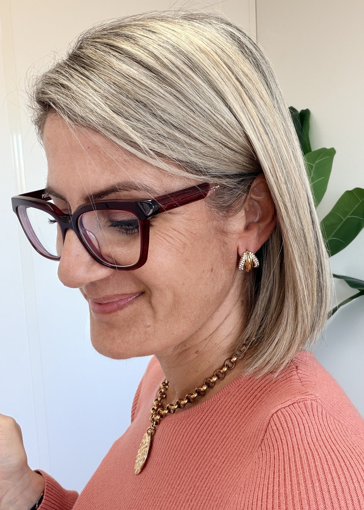 Boucles d’oreilles créoles dorées à strass