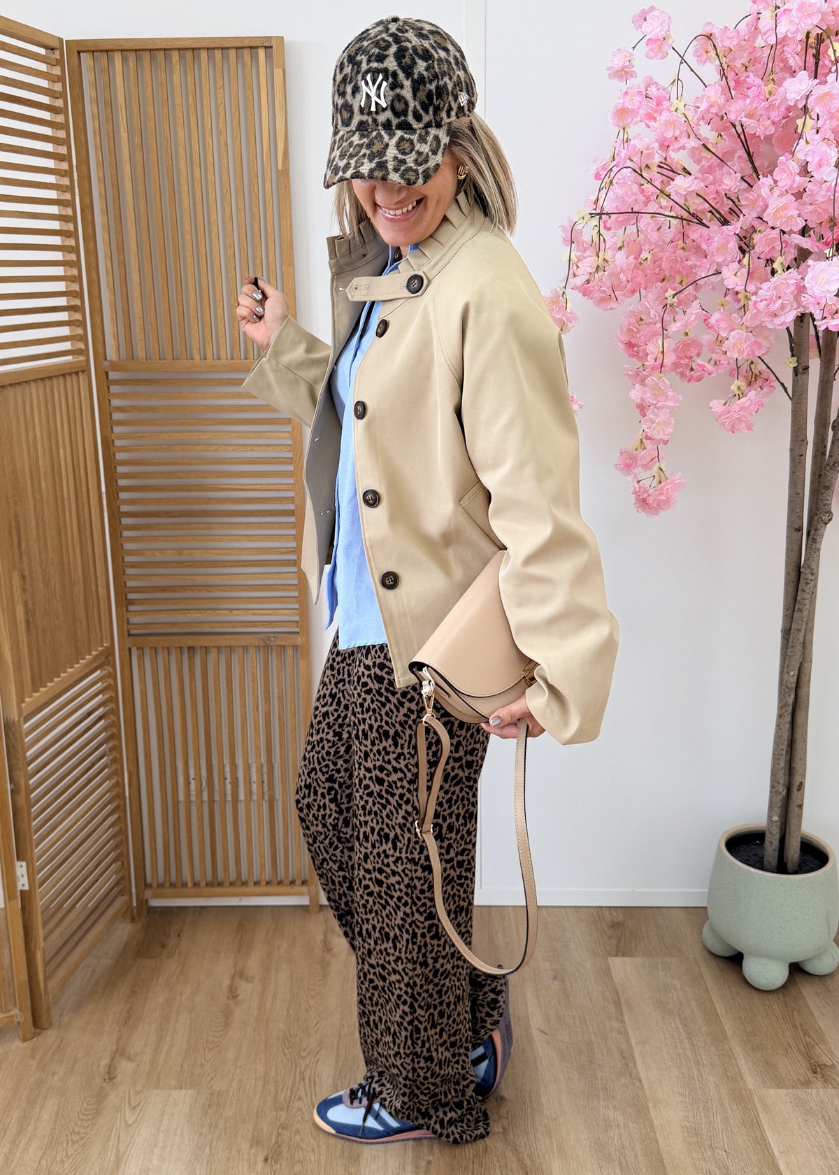 Veste imperméable à intérieur de manches à carreaux