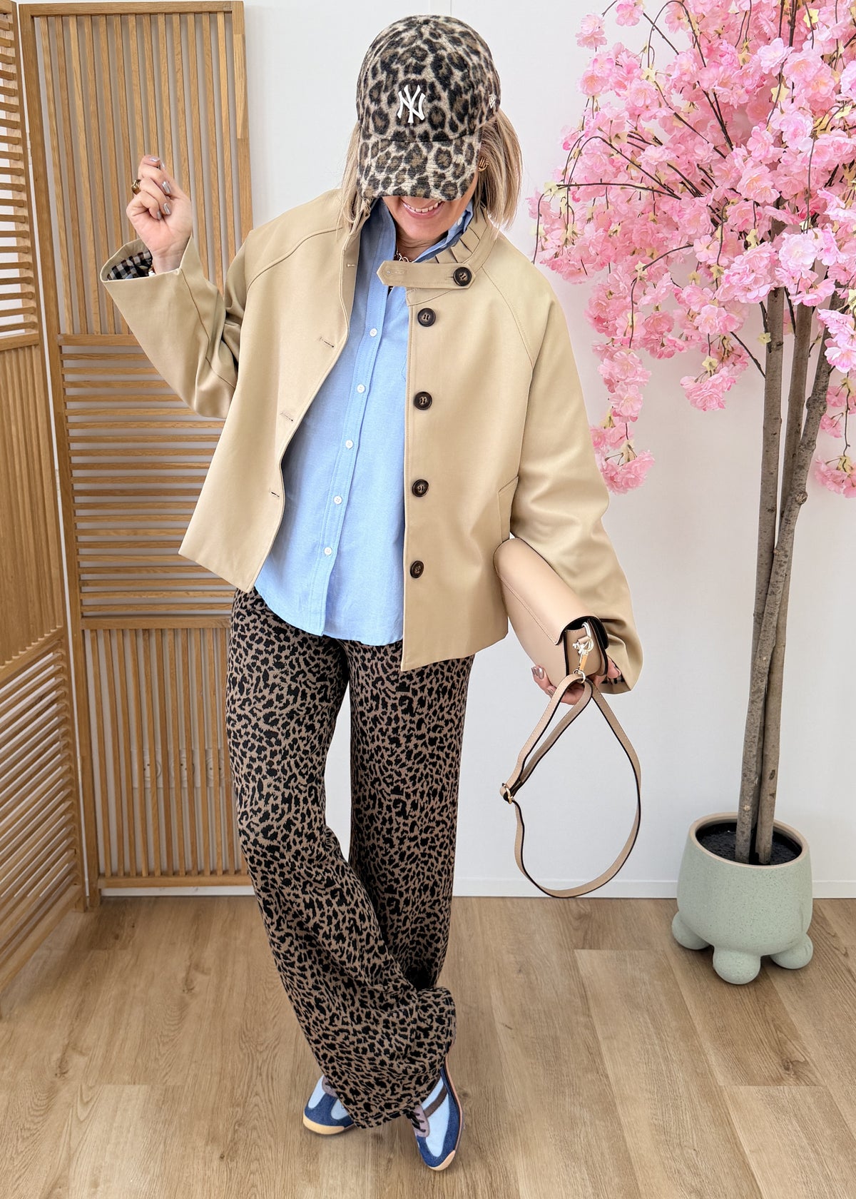 Veste imperméable à intérieur de manches à carreaux