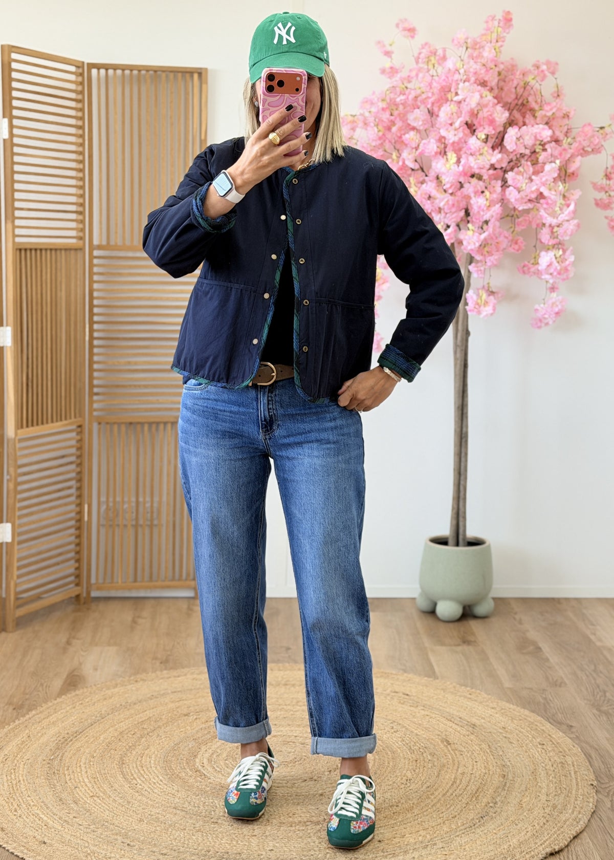 Veste réversible en coton