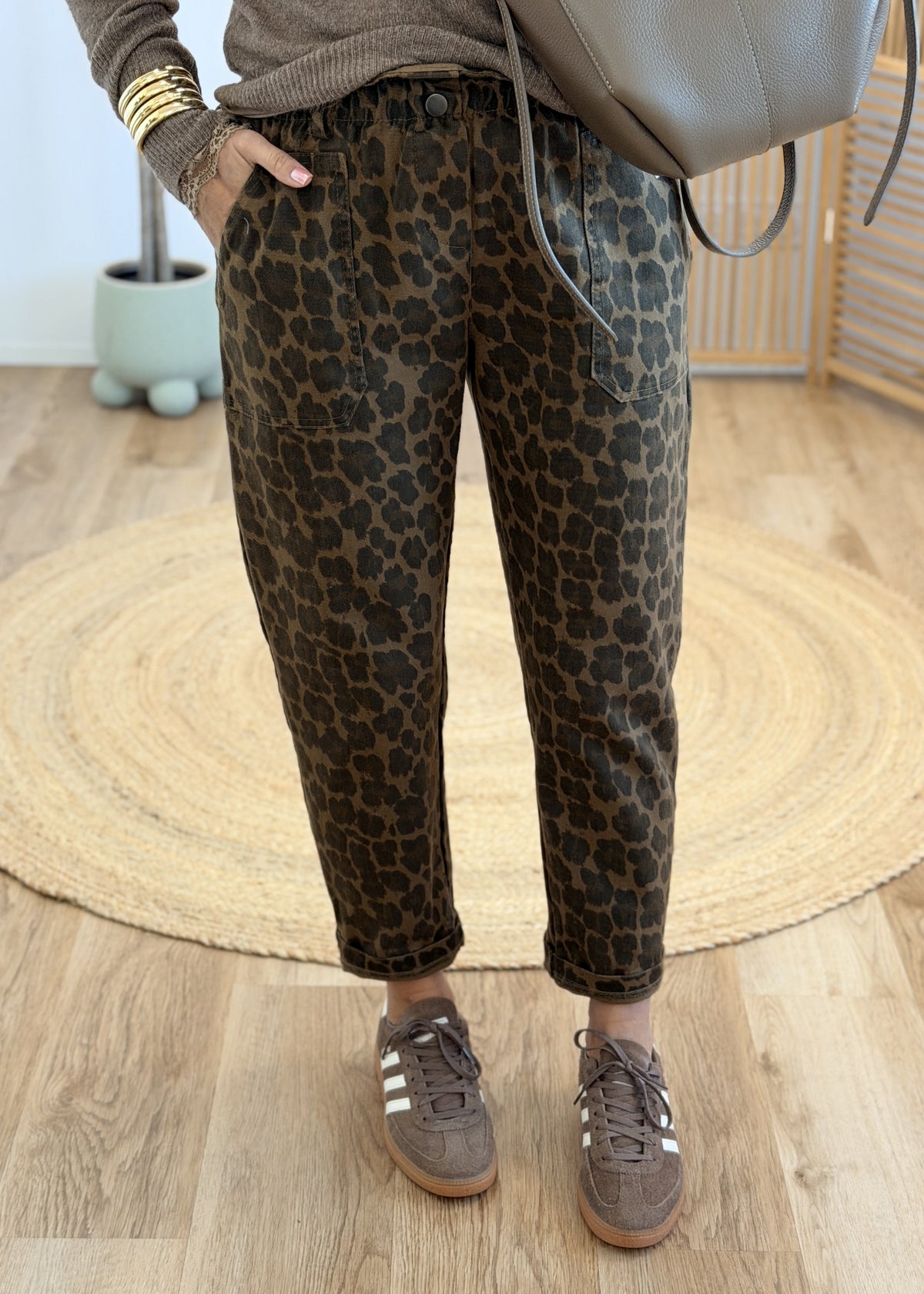 Jean taille haute élastique – Made in Italy