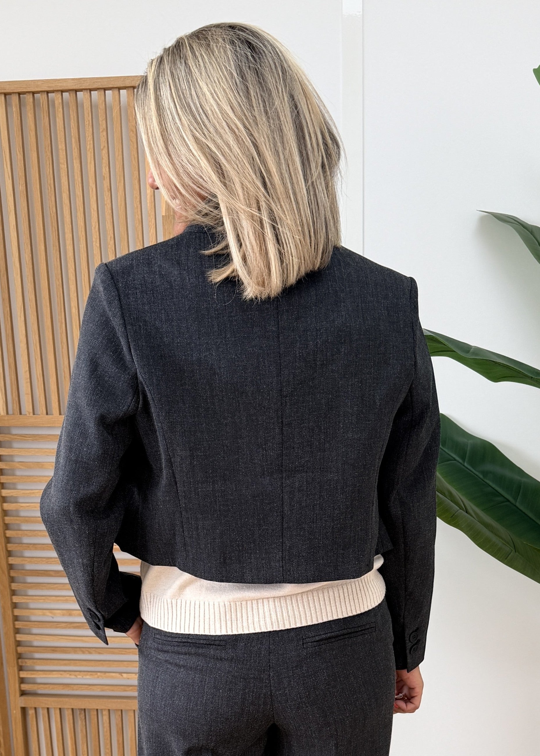 Blazer Cintré avec Épaulettes