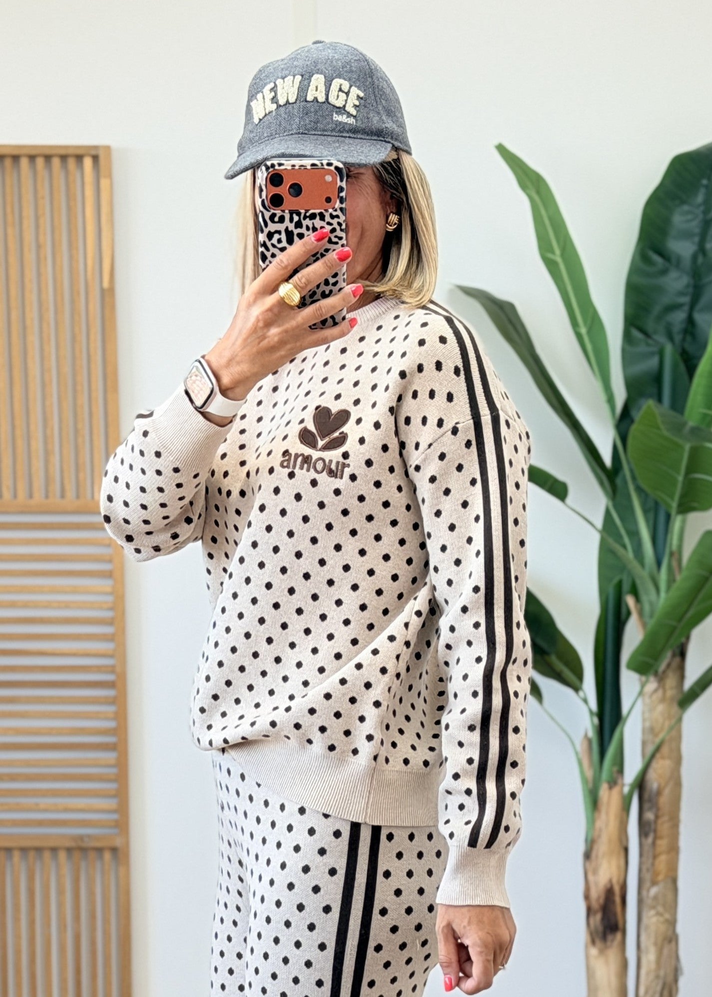 Ensemble Maille Pantalon Taille Haute & Pull Assorti