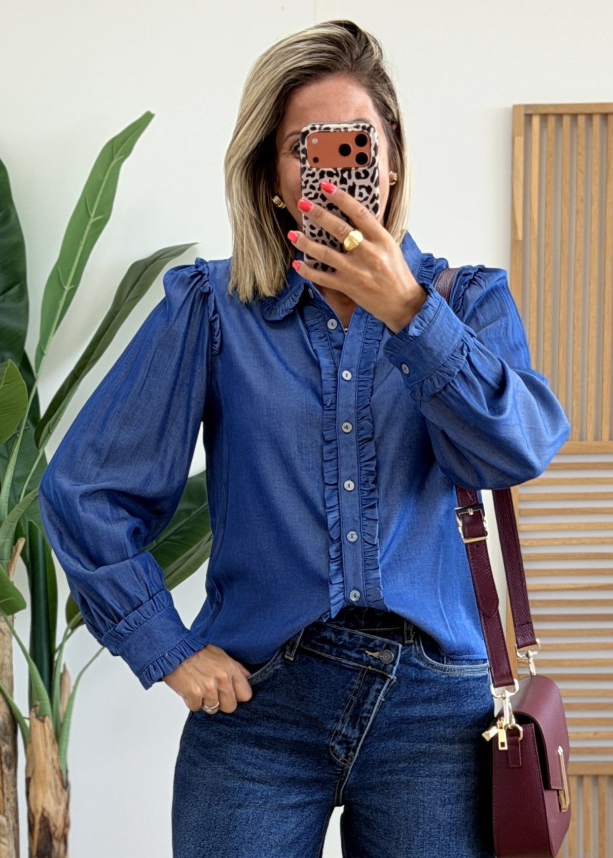 Chemise Fluide Viscose & Polyamide