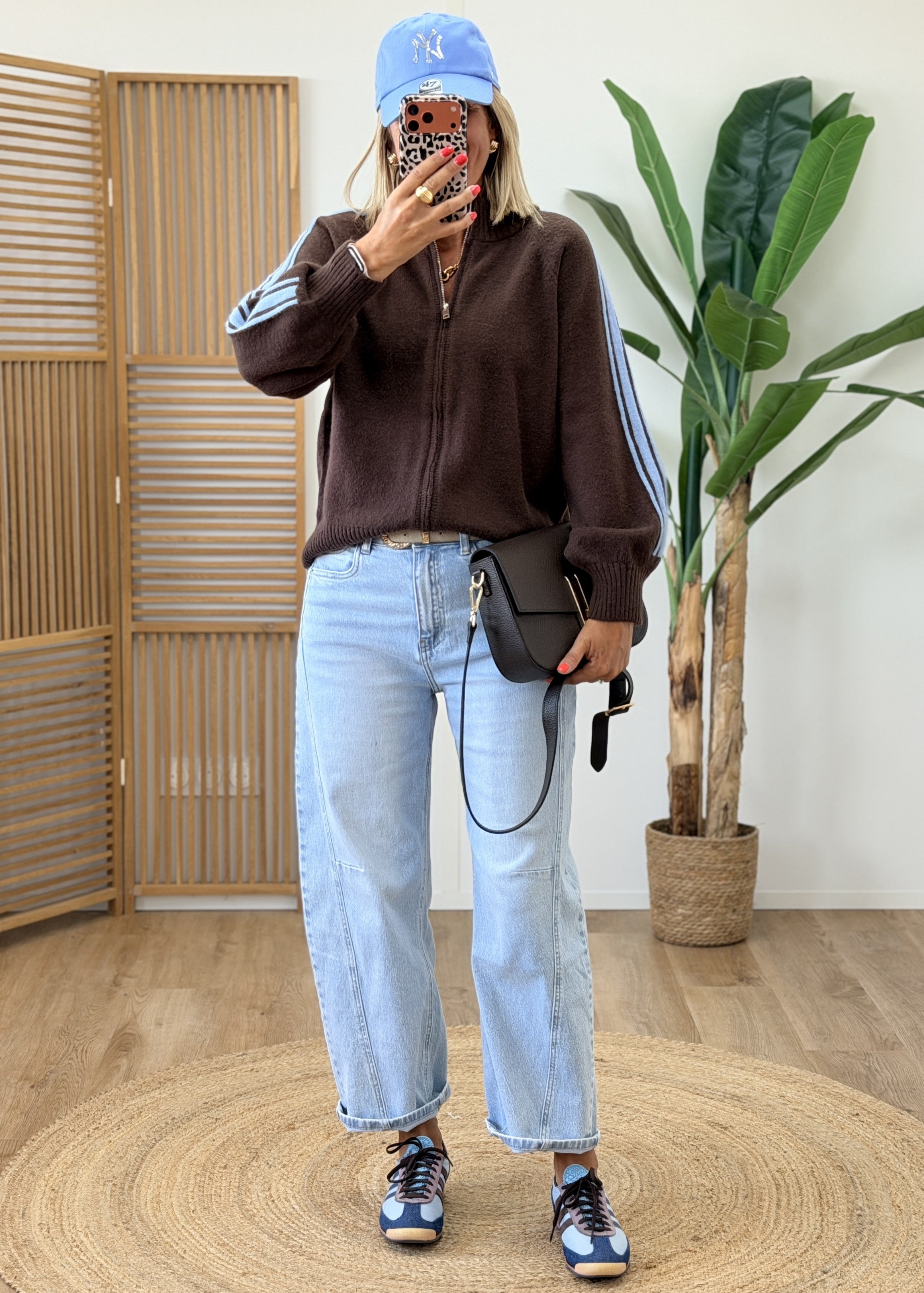 Gilet Maille Zippé