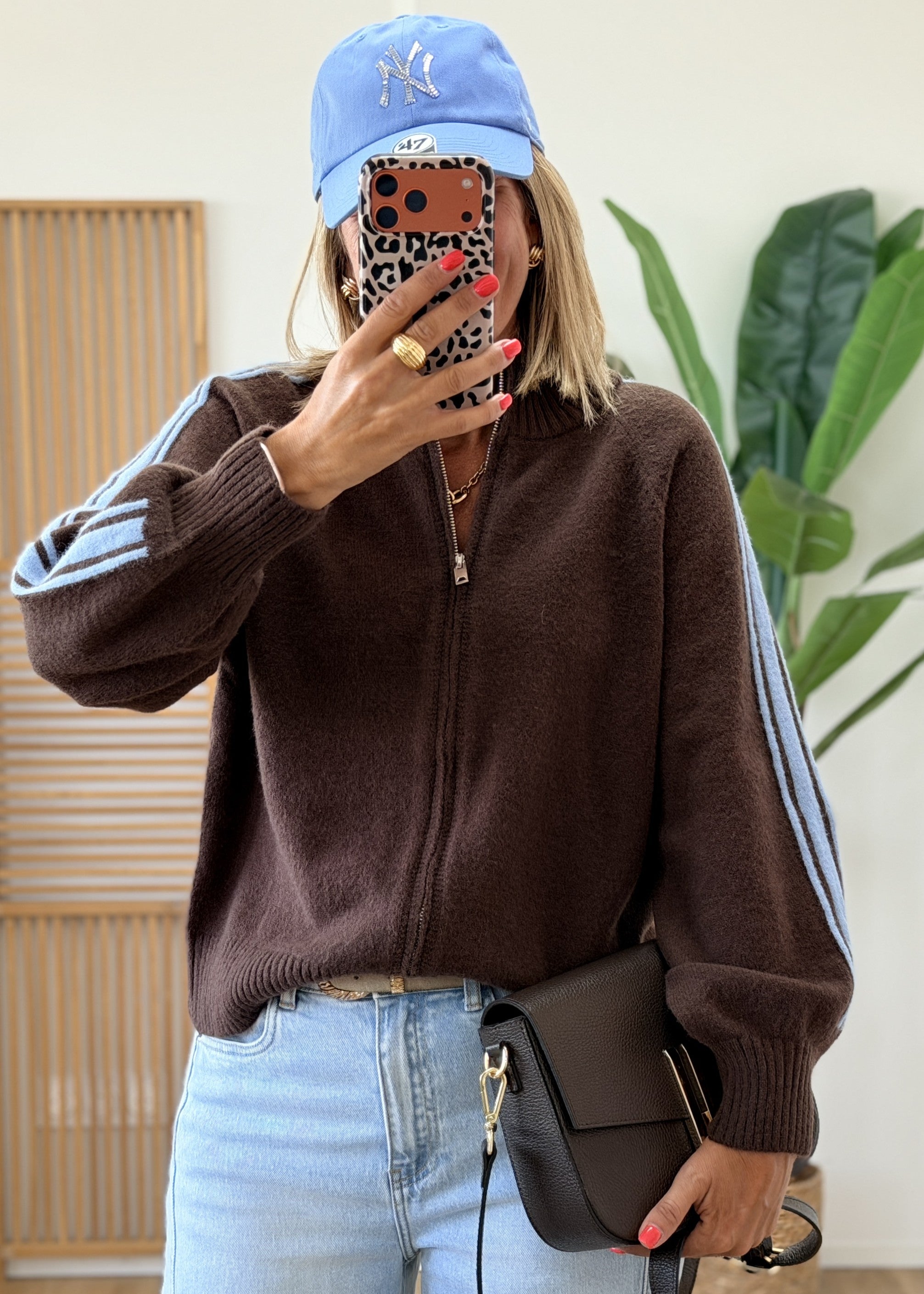 Gilet Maille Zippé