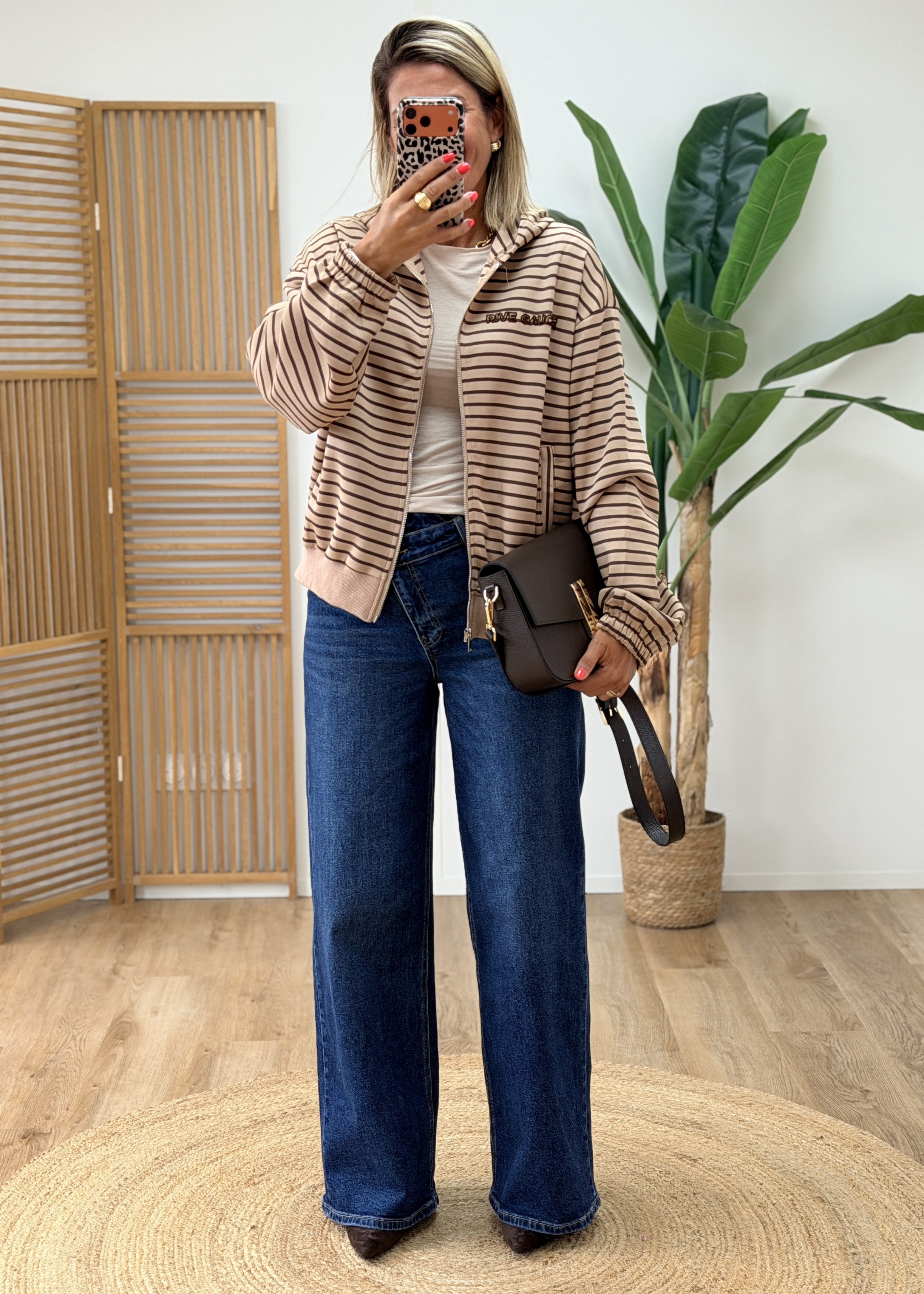 Gilet Oversize Zippé