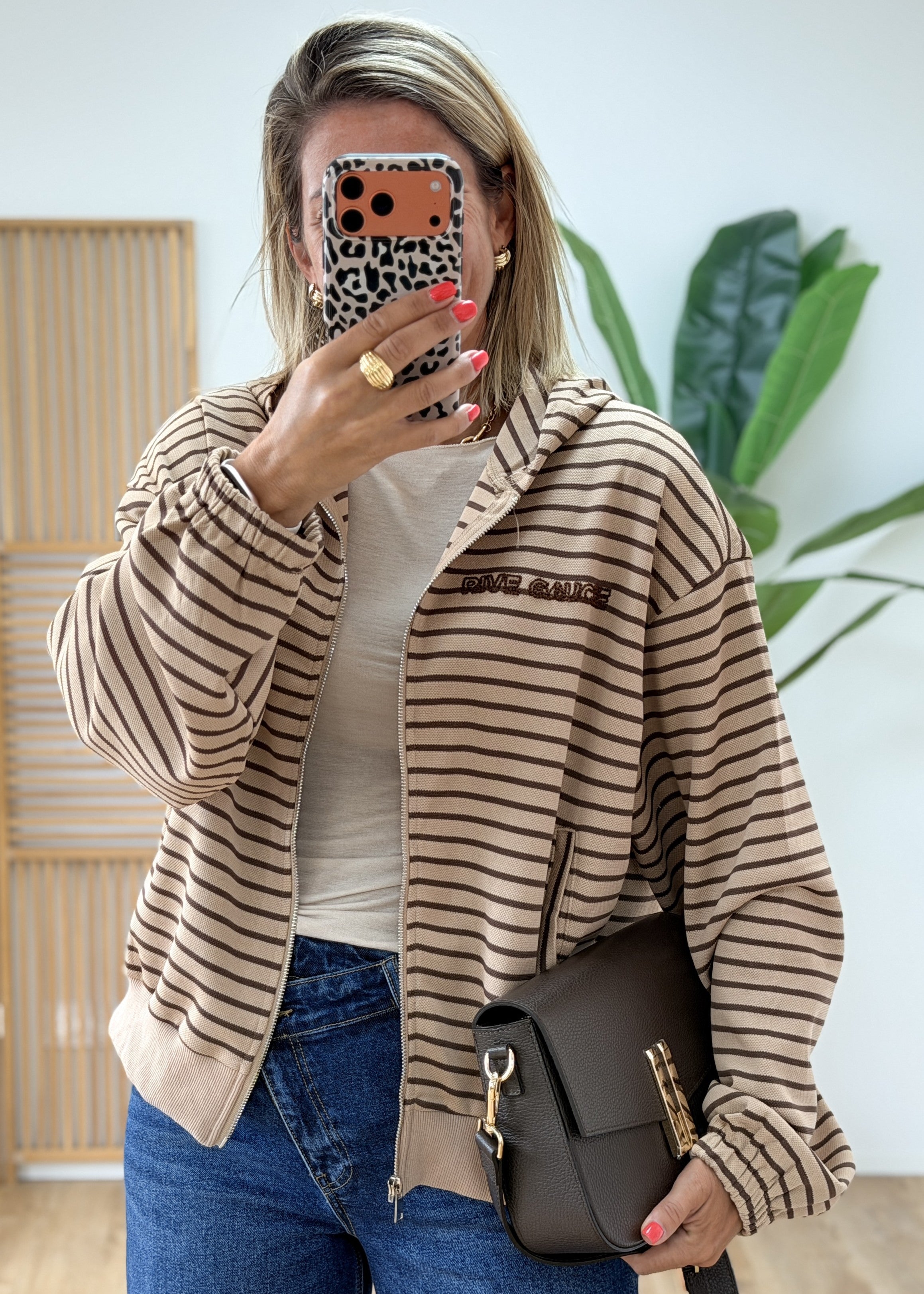 Gilet Oversize Zippé