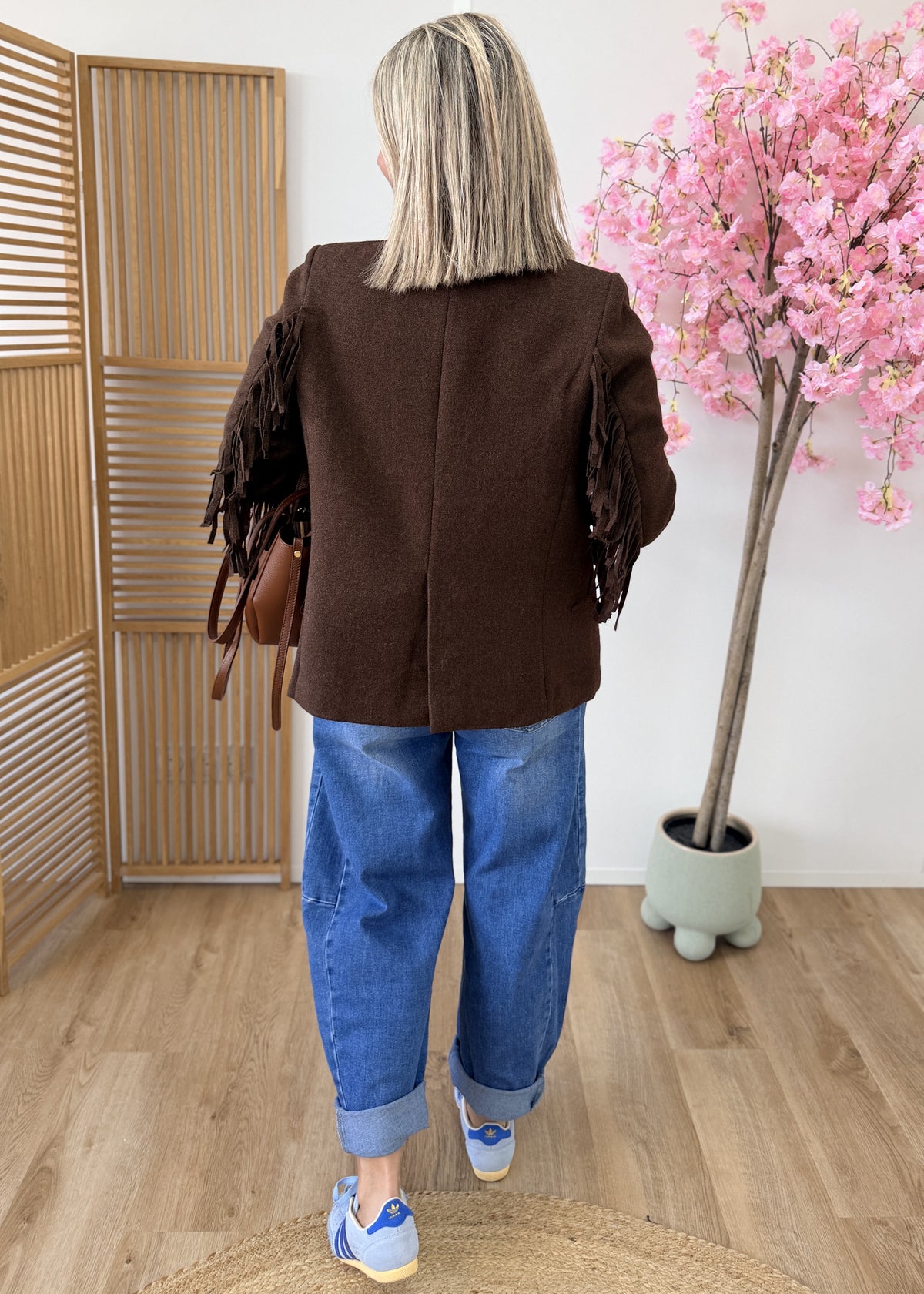Blazer à franges