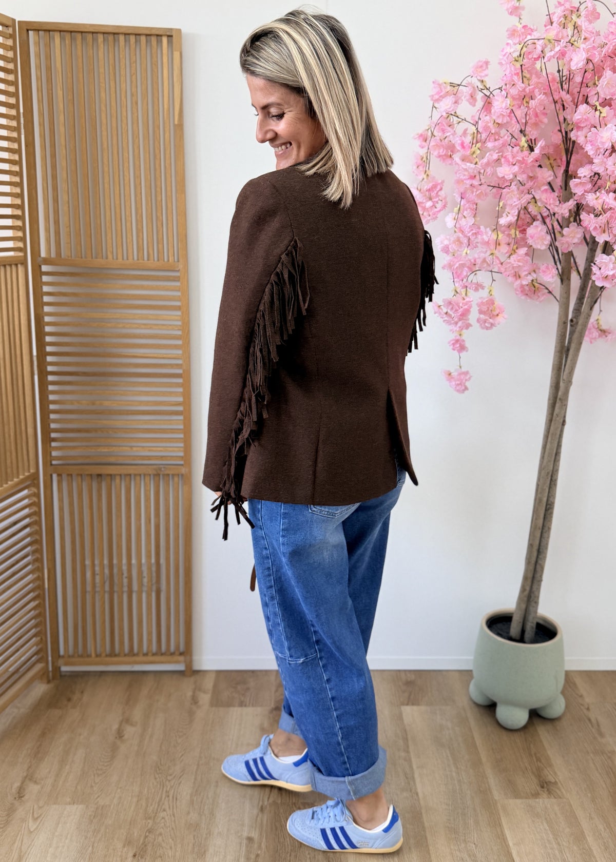 Blazer à franges