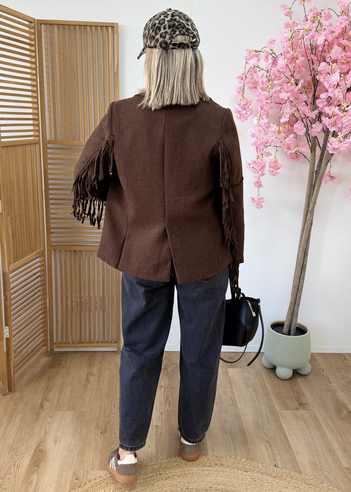 Blazer à franges