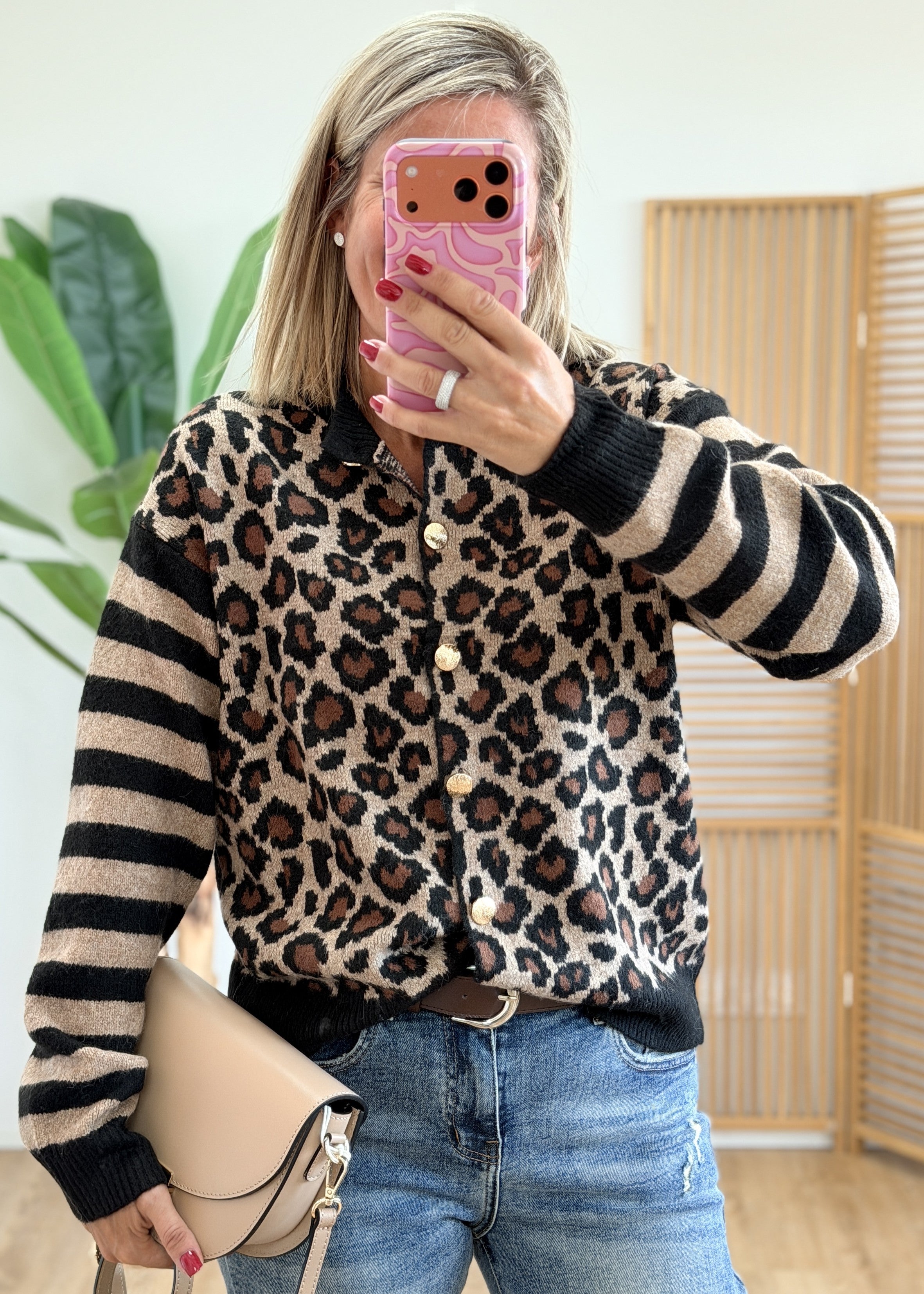 Gilet Boutons Dorés