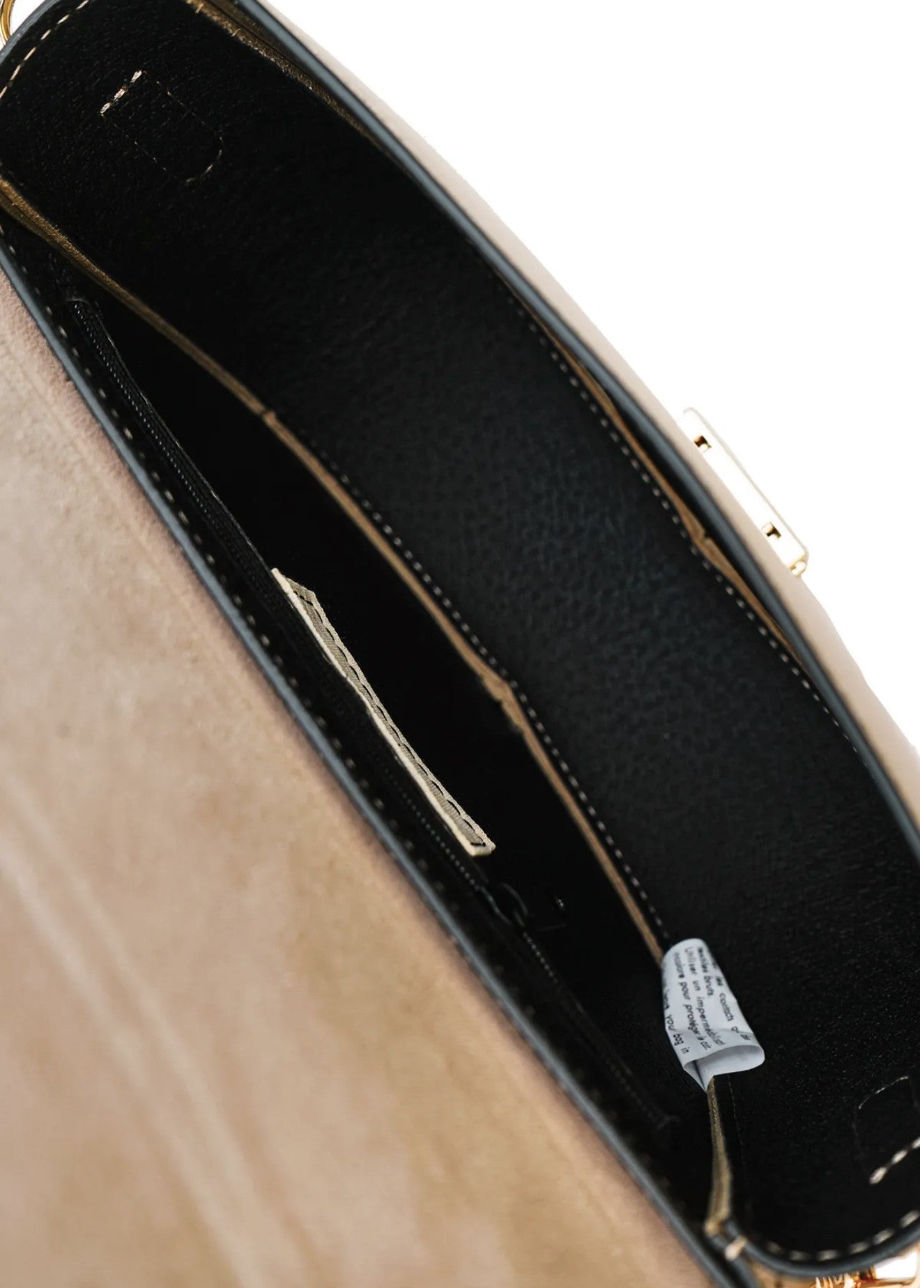 Sac en Cuir Beige Made in Italy