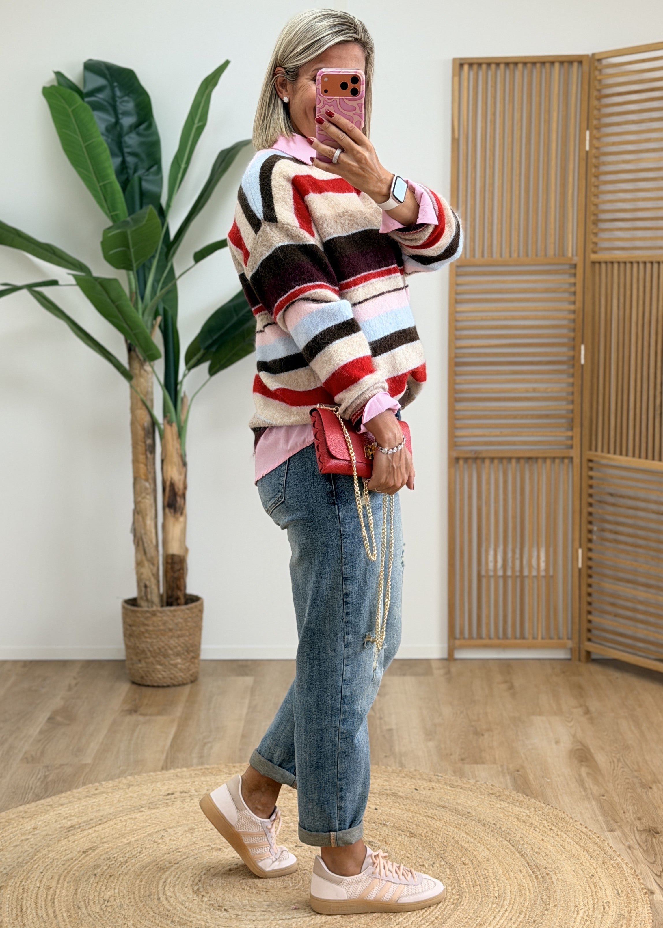 Pull Multi Couleurs Très Doux - Made in Italy