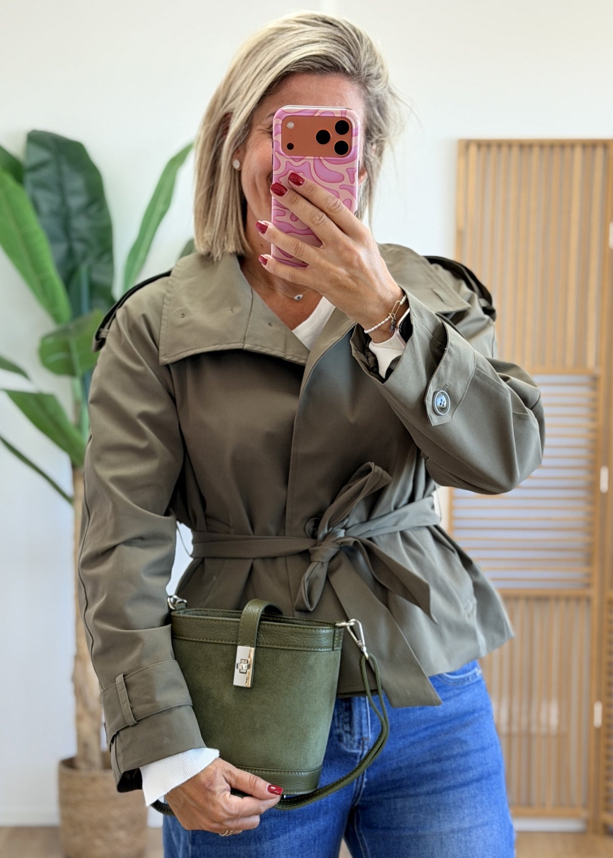 Sac à main seau en cuir 100 % Made in Italy