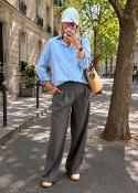 Chemise Sacha bleue