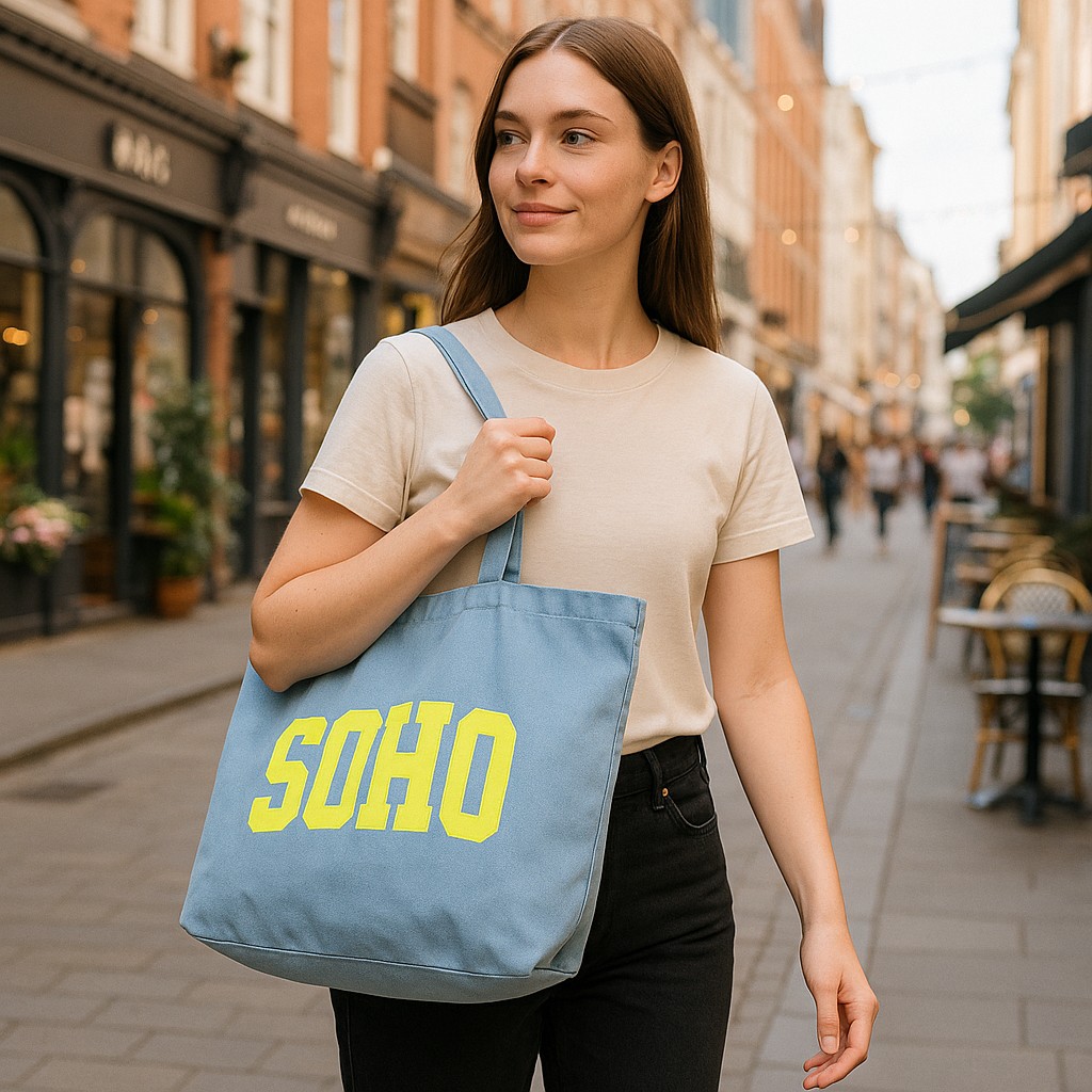 Sac en jeans bleu