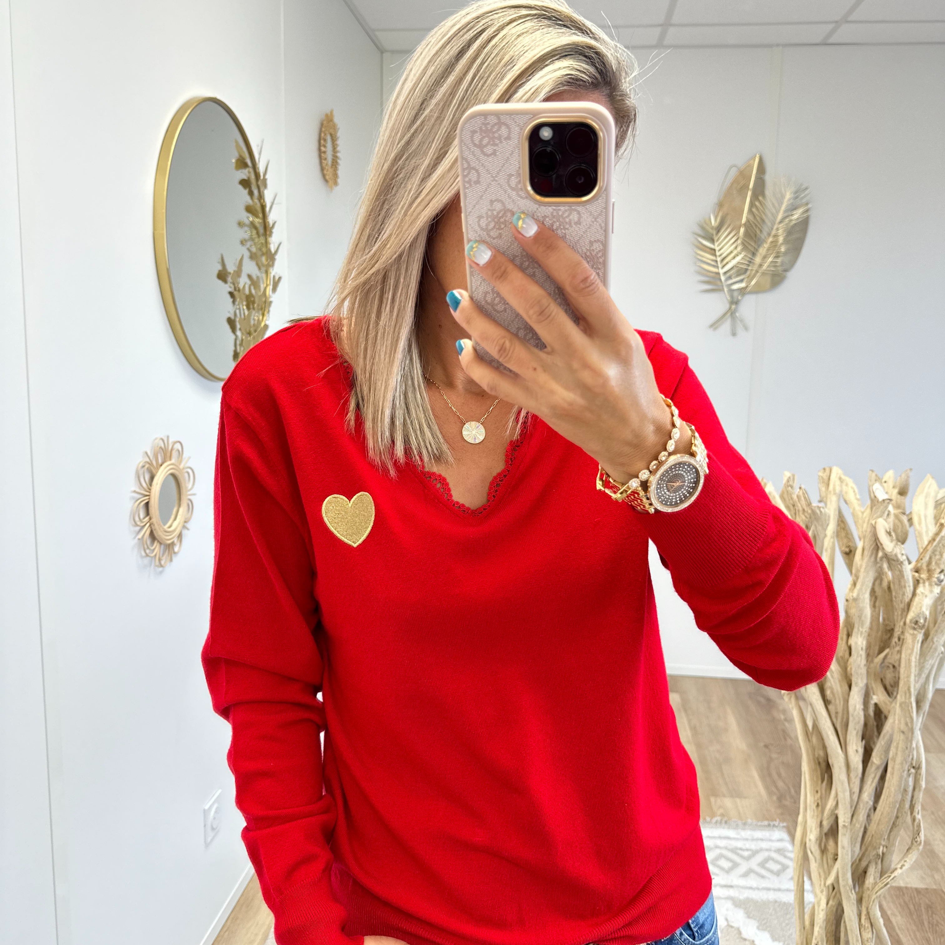 Pull Stella rouge
