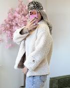 Manteau Roxane écru