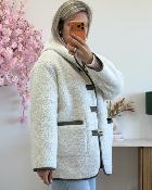 Manteau reversible kaki